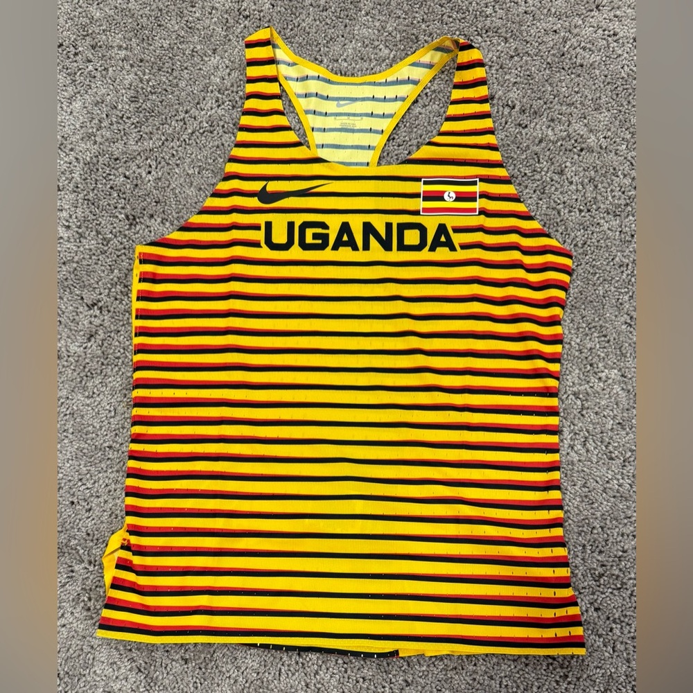 Nike Pro Elite 2022 Uganda Running Singlet Tank made in USA Womens Sizes
